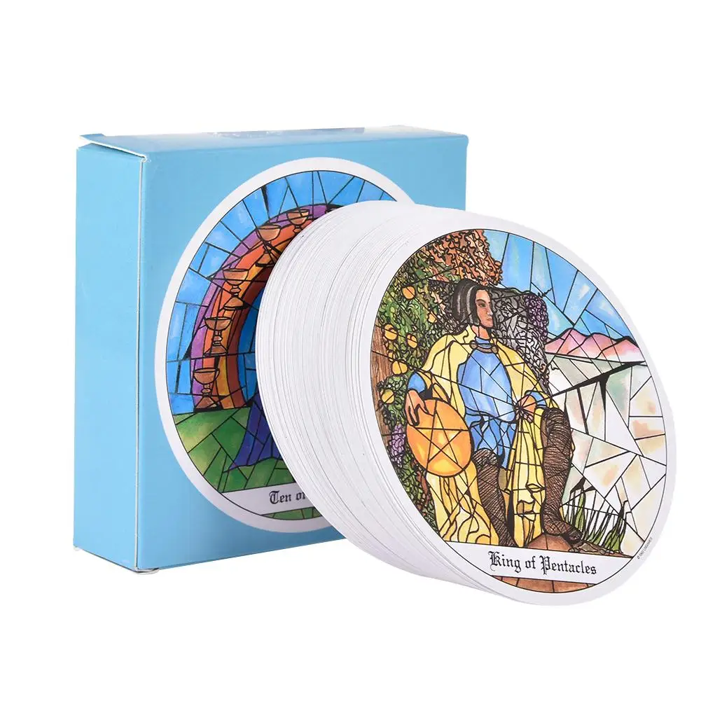 Настольная игра с 78 картами Tarot Of The Перегородчатые карты 1993 круглых карт