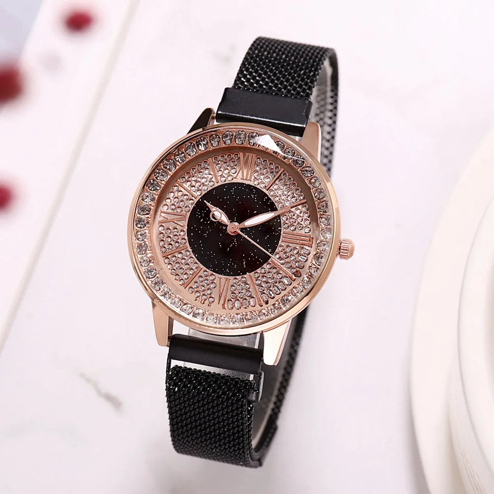 Fashion dragonfly watch ladies casual rose gold mesh band quartz unbranded female cheap price | Наручные часы