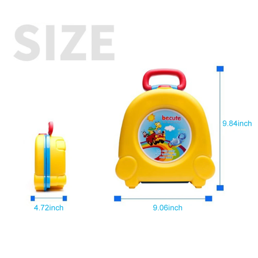 Портативный детский туалет для путешествий маленький простой и современный