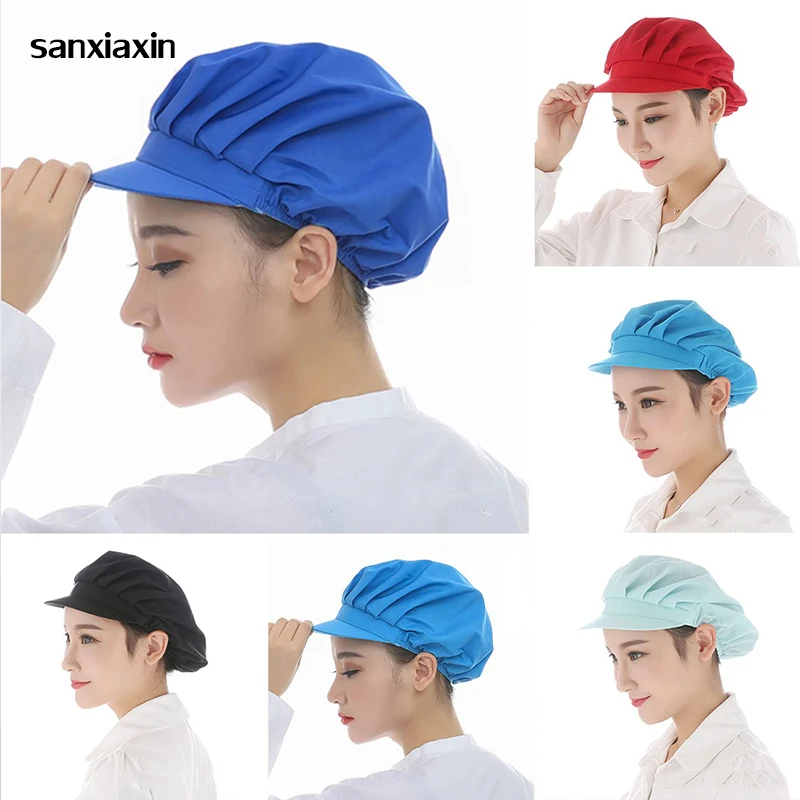 Шапка шеф повара Аксессуары для ресторанов Пылезащитная дышащая приготовления