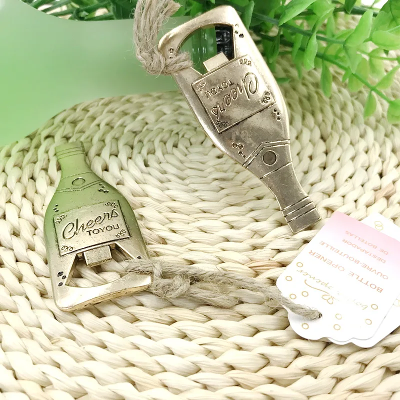 Открывалка для бутылок в форме золотого шампанского идеальный подарок свадебных