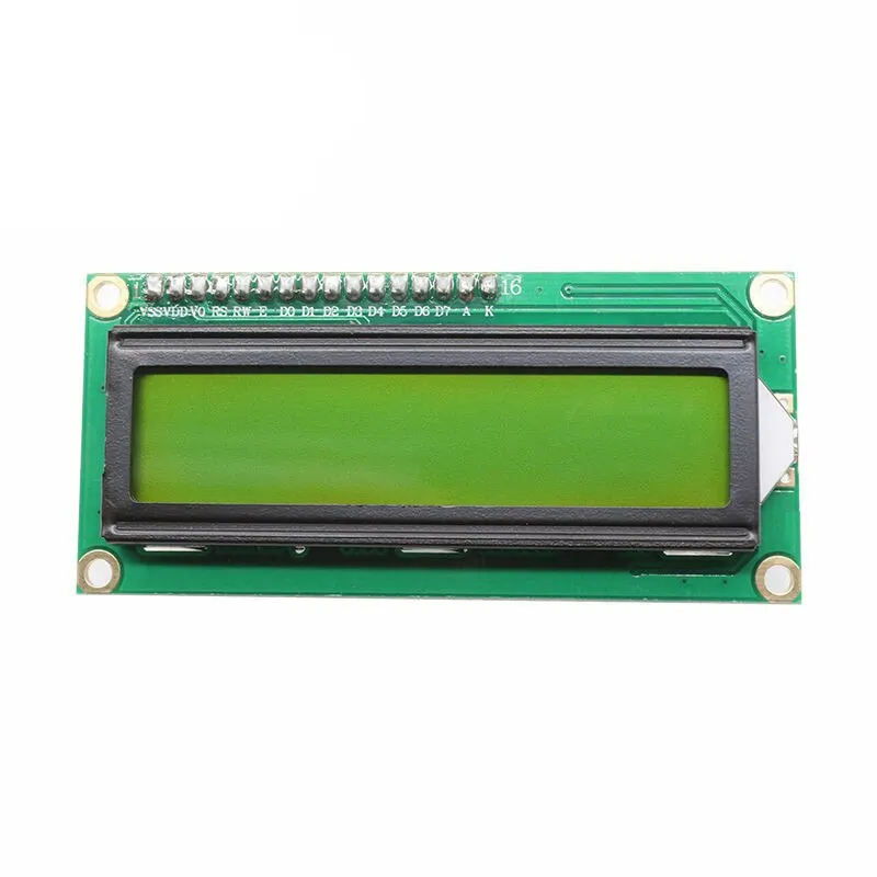 Модуль ЖК-платы зеленый экран 2 линии X 16 символ ЖК-дисплей модуль DC 5V подсветка