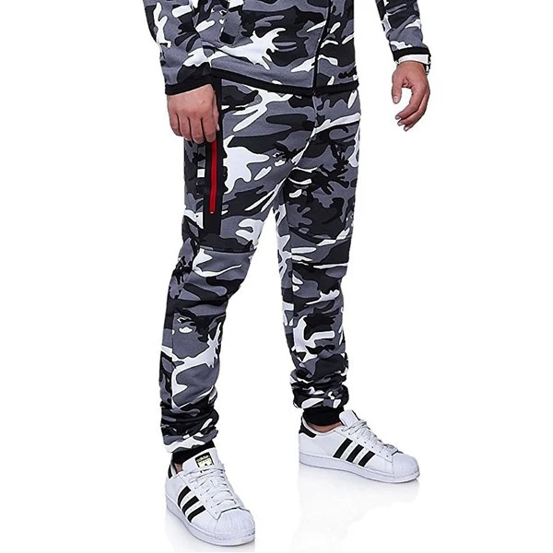 ZOGAA 2018 Новое поступление мужские длинные брюки камуфляж Военный стиль карго