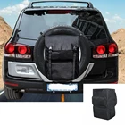 Сумка-Органайзер для Jeep Wrangler JK YJ TJ JL  Unlimited, сумка для хранения запасных шин, рюкзак для запасных шин для внедорожников