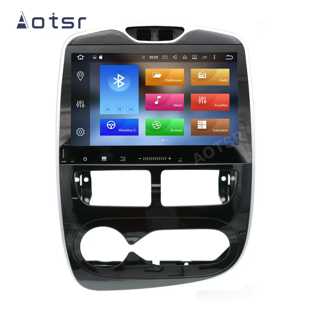 

AOTSR 2 Din Car Radio Auto Android 10 For Renault Clio 2013 - 2016 Multimedia Player Stereo GPS Navigation DSP IPS AutoRadio