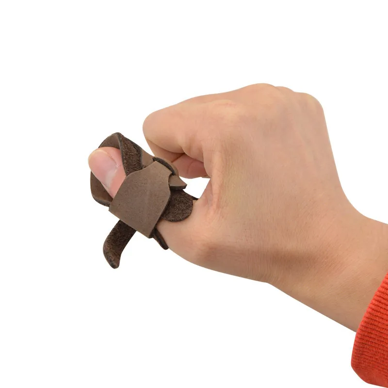 1pc Shooting Training Thumb Guard Traditional Bow Arcehry Pull Bowstring Protector Finger For Outdoor Hunting Accessories | Спорт и