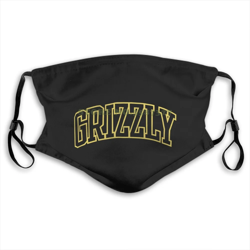 Face Mask Grizzly Sand Male University Bear Pullover Black Top Brand New Label Summer Hot Sale Print Diy Masks | Красота и здоровье