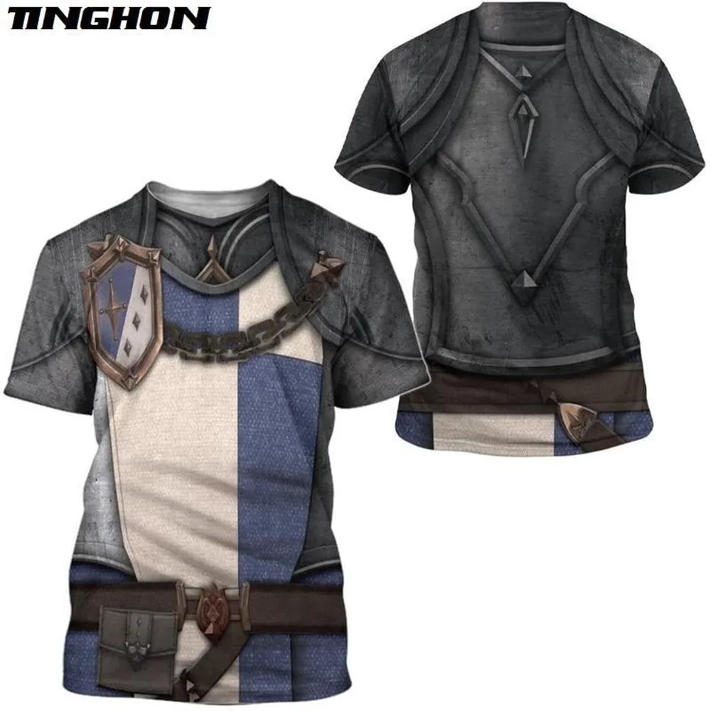 

2020 summer new knight templar 3DT shirt print clothes Harajuku clothing hot selling trend top