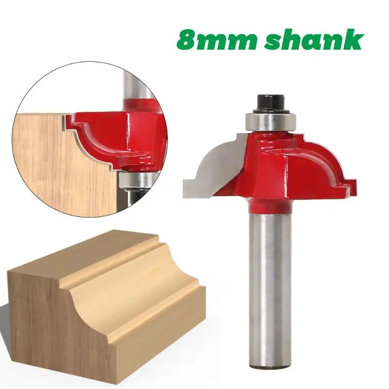 8 мм фреза с прямой кромкой для резьбы по дереву гравировка Деревообрабатывающий