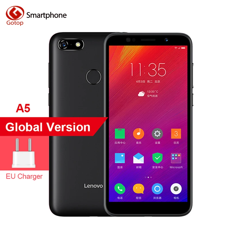 Lenovo A5 смартфон MTK6739 четырехъядерный 3 ГБ ОЗУ 16 Гб ПЗУ 5 45 ''полный экран