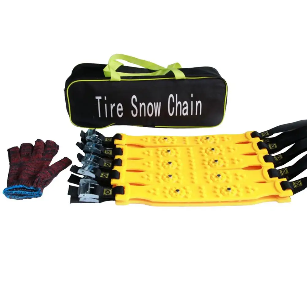 

Tire Snow Chains General Thickened Beef Tendon Durable Snow Chains For Automobiles Pickup Trucks RV Heavy Duty Anti-Skid 10Pcs