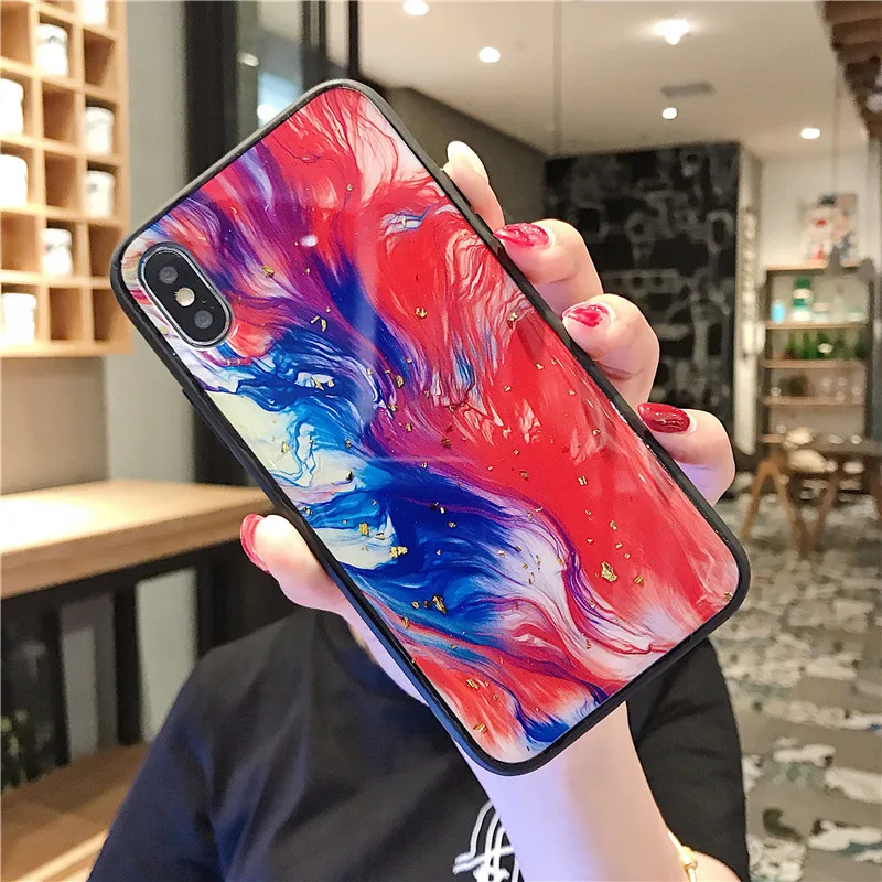 Роскошный золотой фольгой love чехол для samsung Galaxy S9 S8 плюс крышка для samsung Note 8 S9 note 9 10 чехол s10 плюс s10e J4 J6 J8 - Цвет: 10