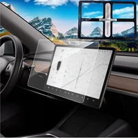 center screen protector for tesla model3 modely center control touchscreen car navigation tempered glass car accessories