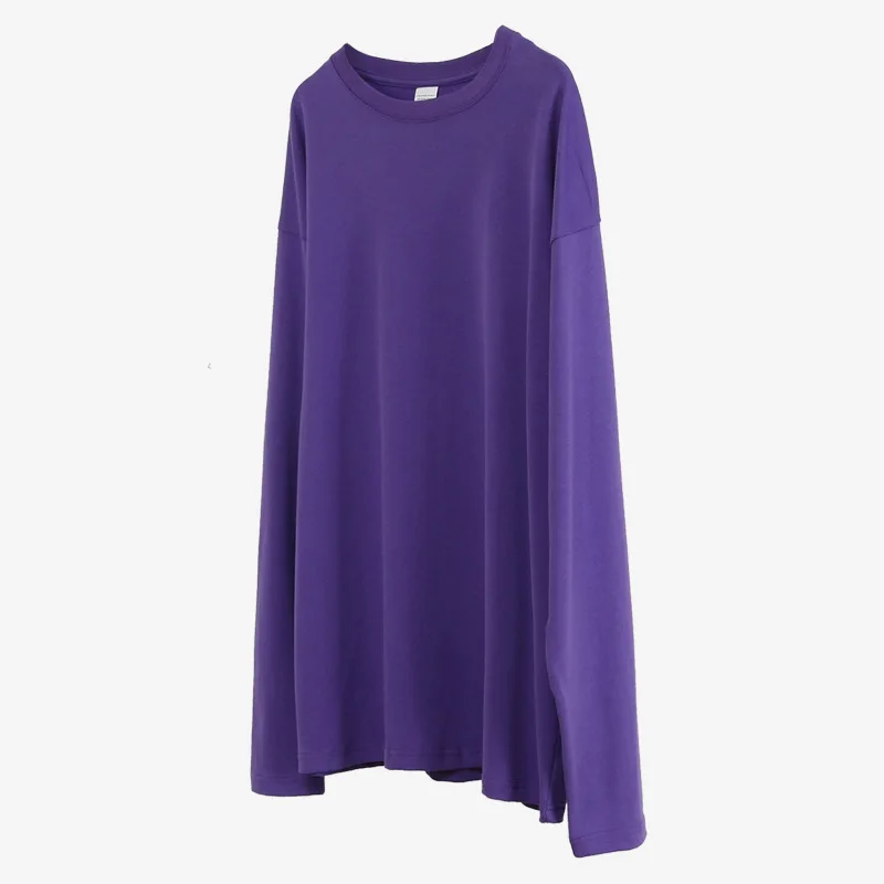 Мужская однотонная хлопковая футболка Приталенная 10 цветов на осень и зиму 2019 |