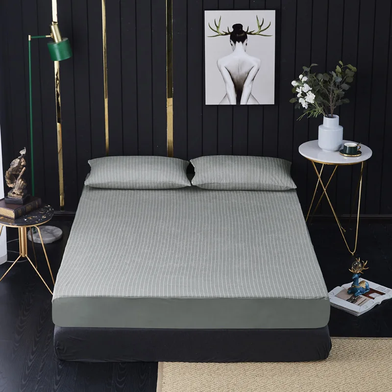 

Термополиуретановое влагонепроницаемое удобное Хлопковое полотенце, 6 цветов, натяжная простыня, 21 Размер, натяжная простыня на двуспальну...