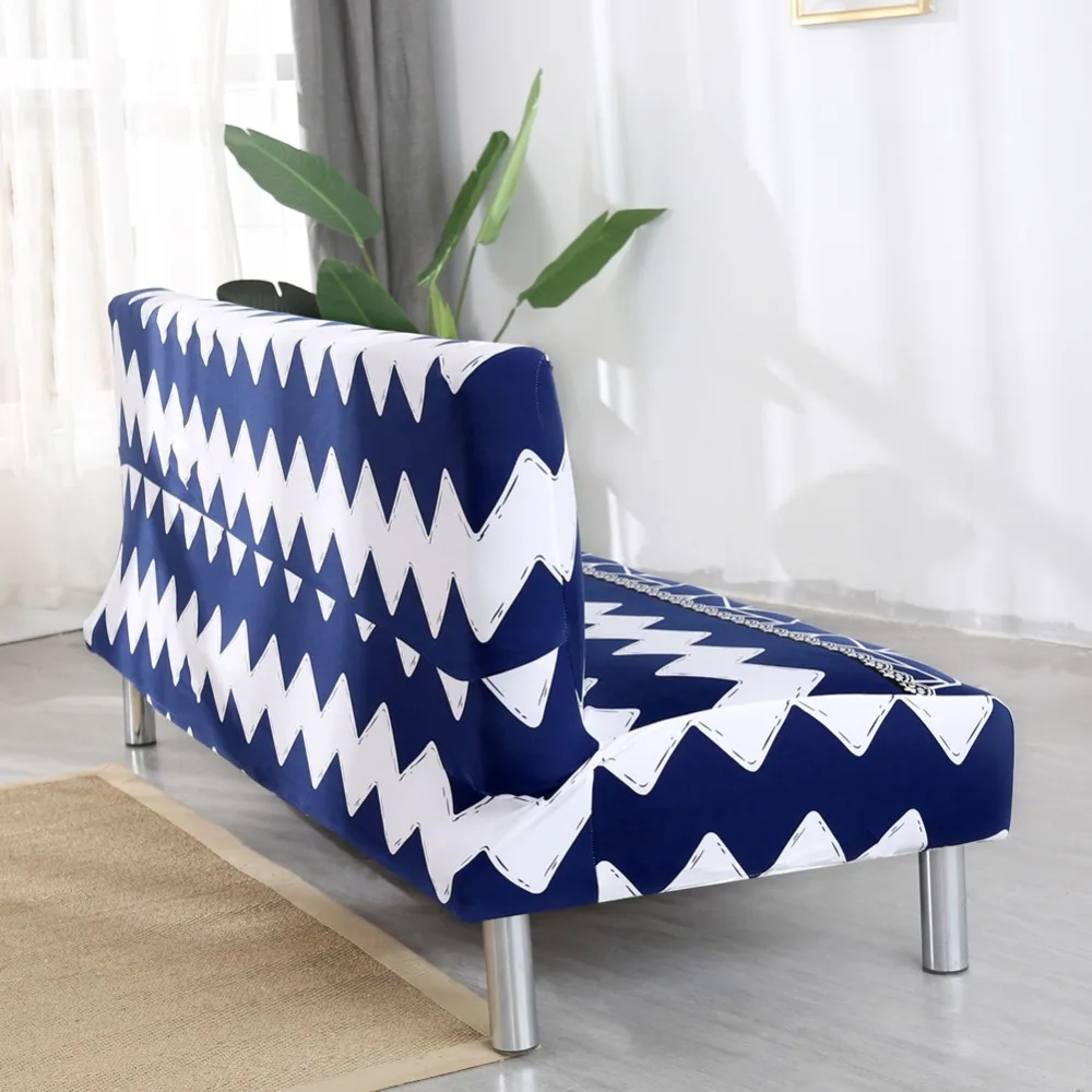 Эластичный полноразмерный растягивающийся чехол для дивана без подлокотника