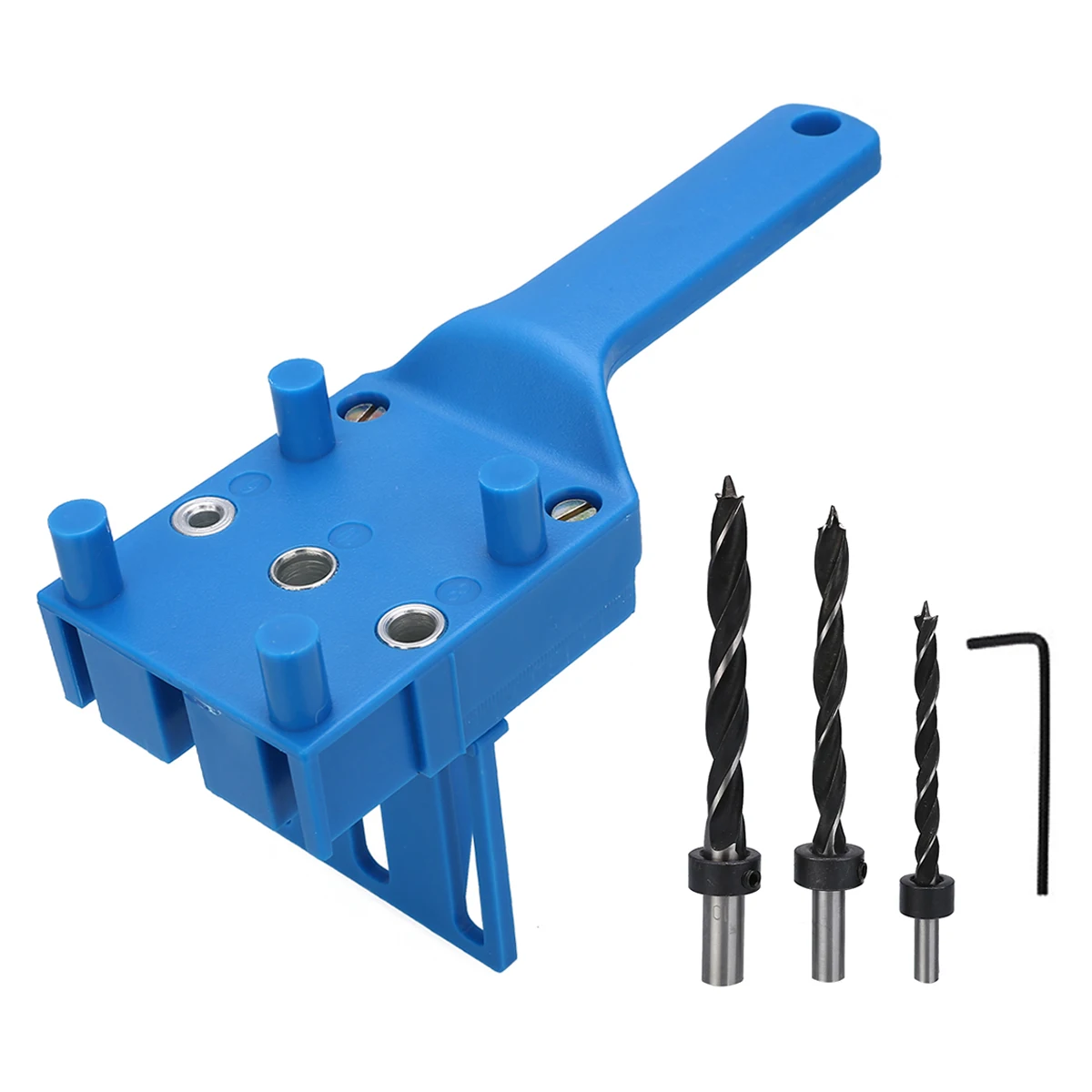 6/8/10 мм, буровое долото из высокопрочной стали, направитель сверла Комплект ручной дюбель для деревообработки джиг комплект штифт для столярных работ устройство Doweling кольцевая пила Инструмент