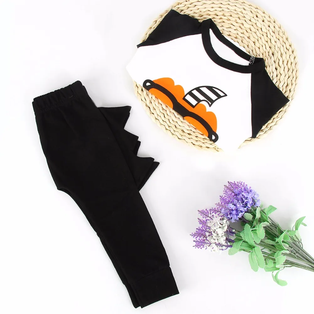 2 шт. забавная ткань для новорожденных мальчиков костюм на Хэллоуин |