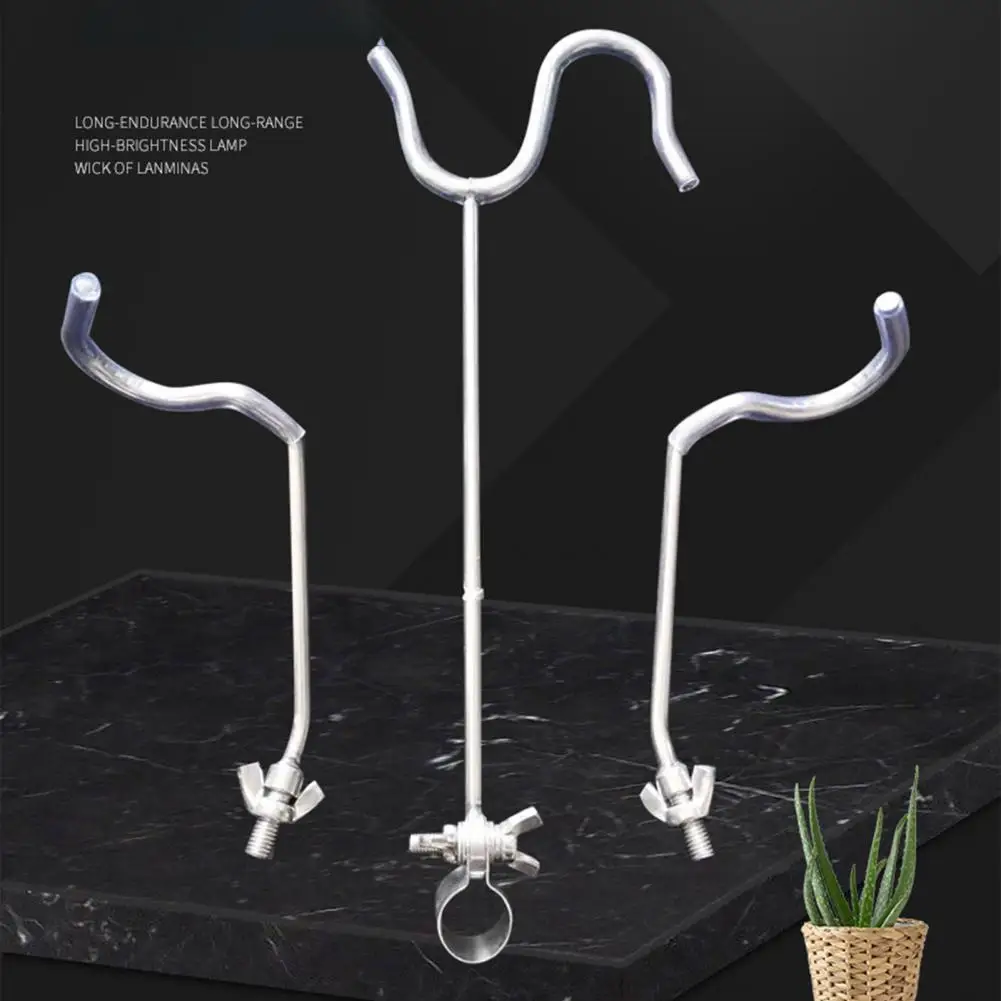 

Rear Hanging Fishing Rod Holder Bright Surface Thicken Texture Stainless Portable Lightweight Hands Free Gear for Outdoor