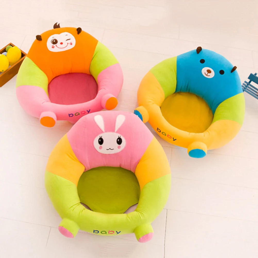 

Cute Cartoon Baby Sofa Cover Learning to Sit Seat Feeding Chair Case Kids Baby Sofa Skin Infant Baby Seat Sofa Case without Cott