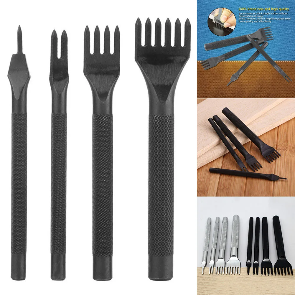 

1Pc Leather Stitching Punch Chisel Craft DIY Handmade Sewing Tool F2