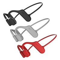 sweatproof bone conduction headphones 5 0 wireless waterproof comfortable open ear hook sports music earphones