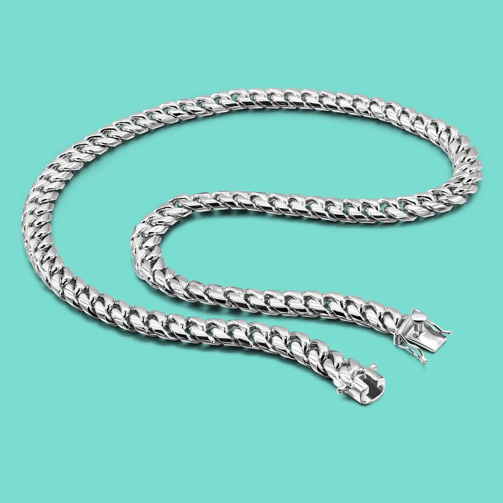 Цепочка мужская из серебра 925 пробы 10 мм|Ожерелья| |