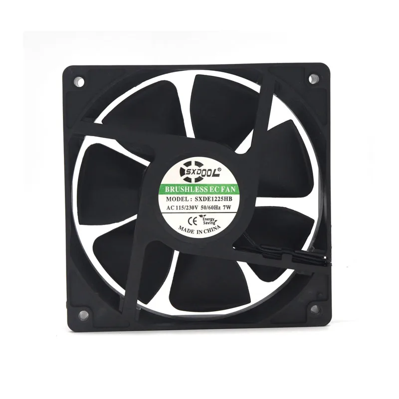 120mm EC Motor Brushless Axial Fan 120*120*25 mm AC 115V 120V 220V 230V 240V 7W 2600RPM 100.2CFM Ball Bearing High Speed CFM Air - купить по