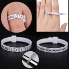 Высококачественное кольцо Sizer UKUS официальный БританскийАмериканский измеритель пальца для мужчин и женщин s размеры A-Z ювелирные изделия измеритель