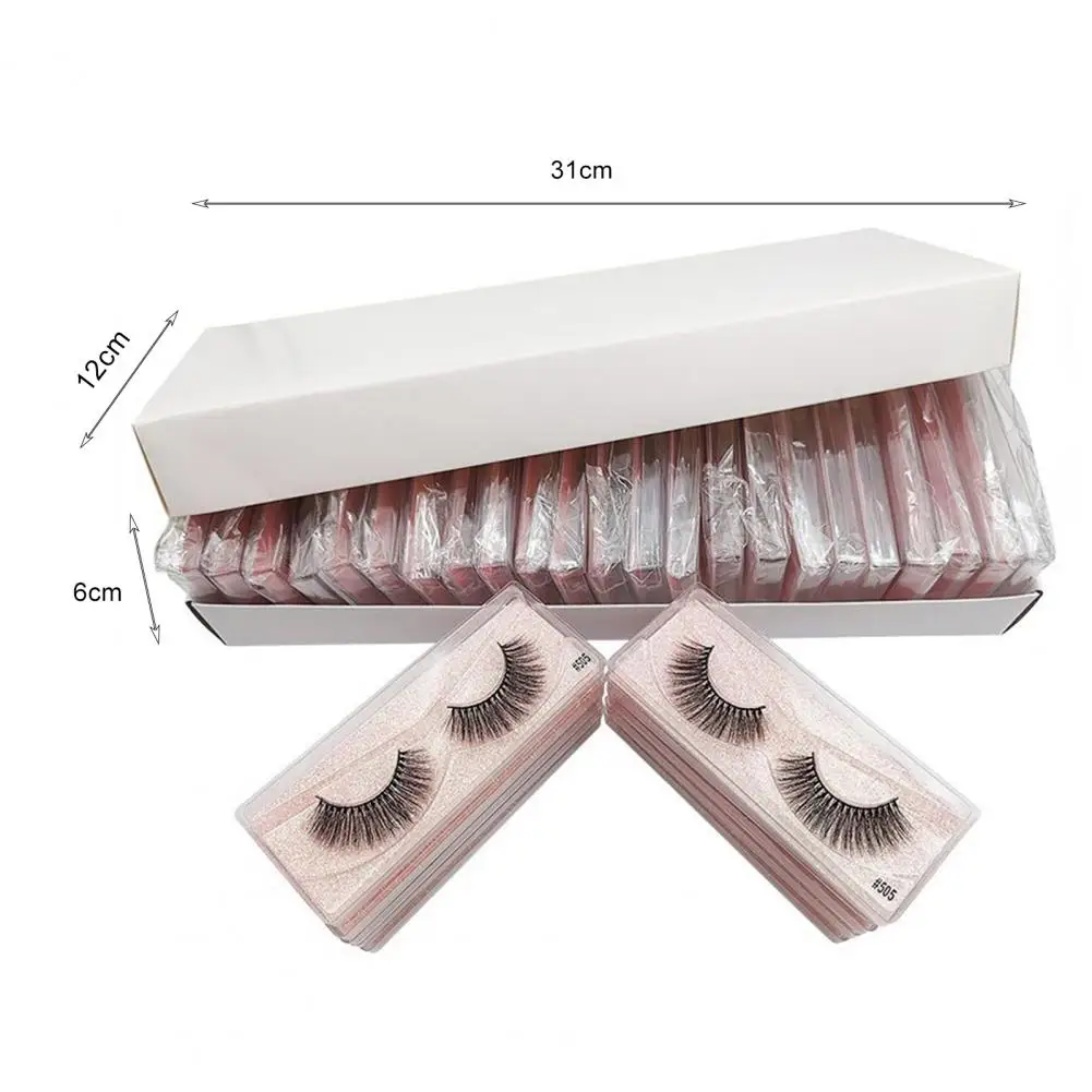 

26 Pairs False Eyelash Soft Long Curly Mink Hair Makeup Eye Lash for Girl