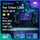 Автомагнитола 2DIN, Android 10, для Mitsubishi Triton L200 2015-2019, IPS, GPS-навигация, сенсорный экран
