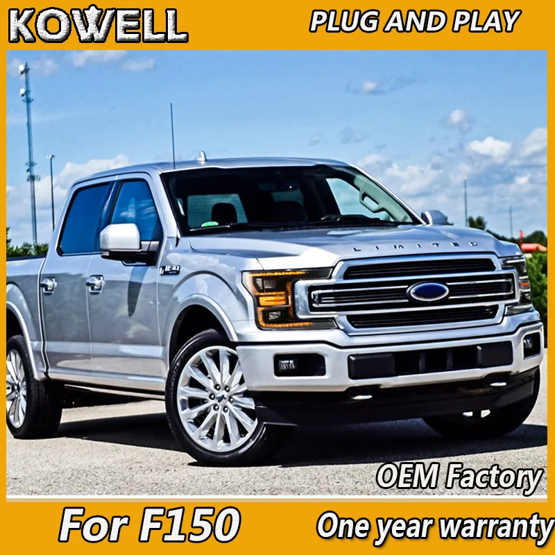 

KOWELL Car styling for Ford f150 2017-2019 ALL LED headlight for F150 Headlight headlight Accessories