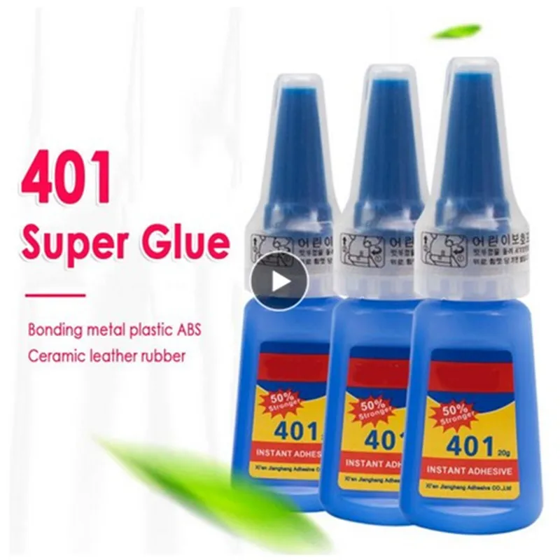 Super 401 Glue Jewelry Stone Stronger 20g Bottle Rapid Fix Handmade Fast Adhesive Quick Dry Sol Ceramic Glass TSLM1 | Обустройство