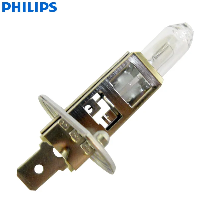 Автомобильная галогенная лампа Philips LongLife Eco Vision H1 12 В 55 Вт P14. 1 12258LLECOB1 более