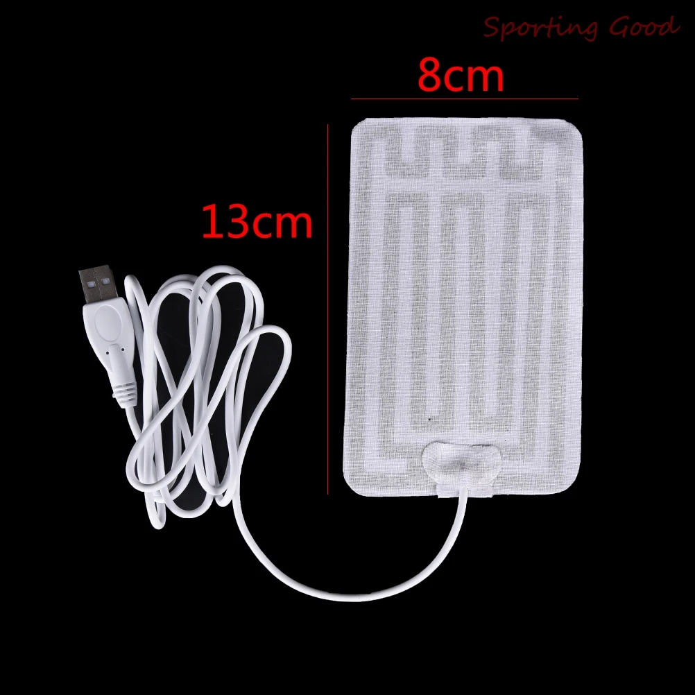 5V USB углеродного волокна Электрогрелка грелка для рук нагревательная пленка