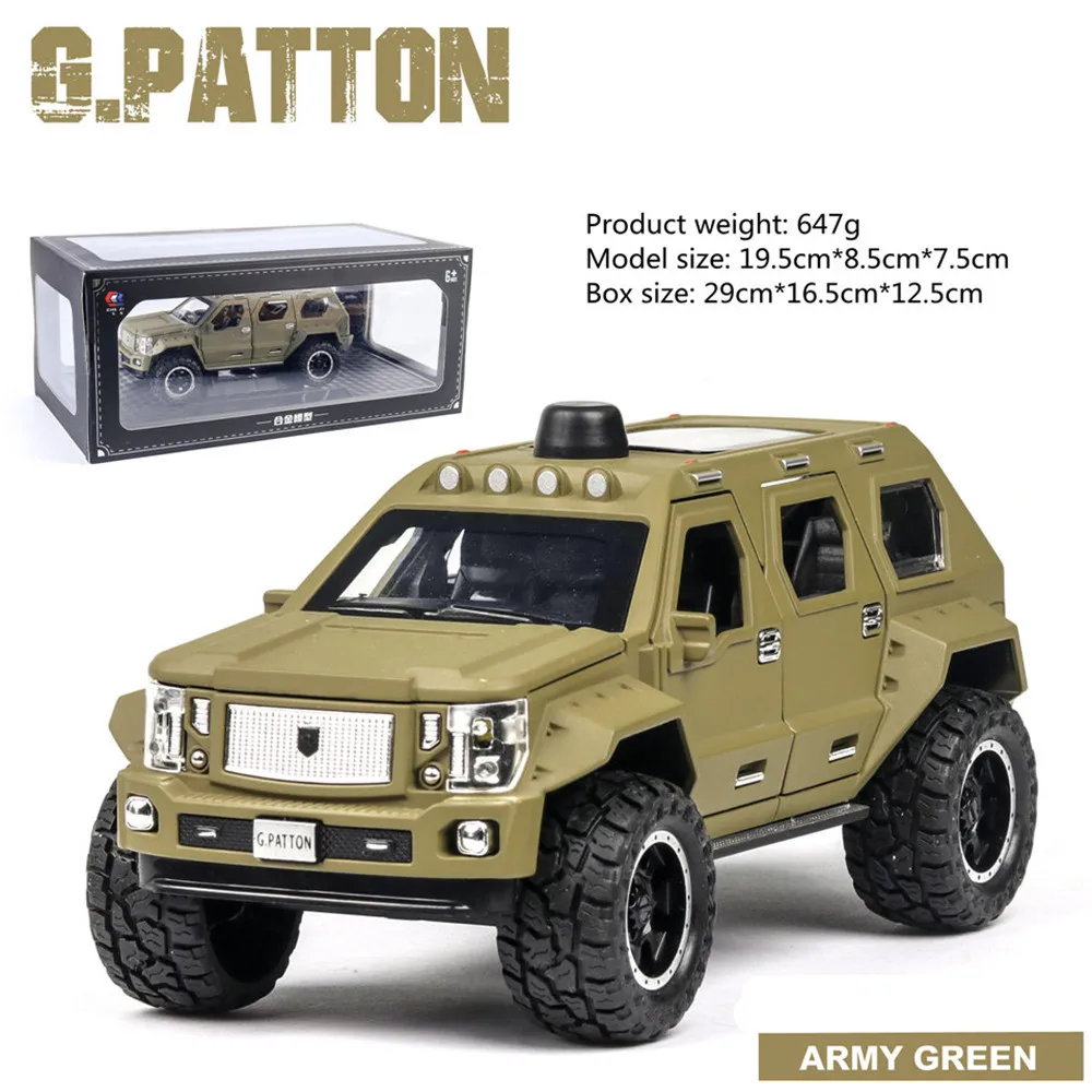 

Simulation 1:24 Car Model George Barton Alloy Car Sound Light Pull Back Collection Ornament Decoration Children Toy Scooter Gift