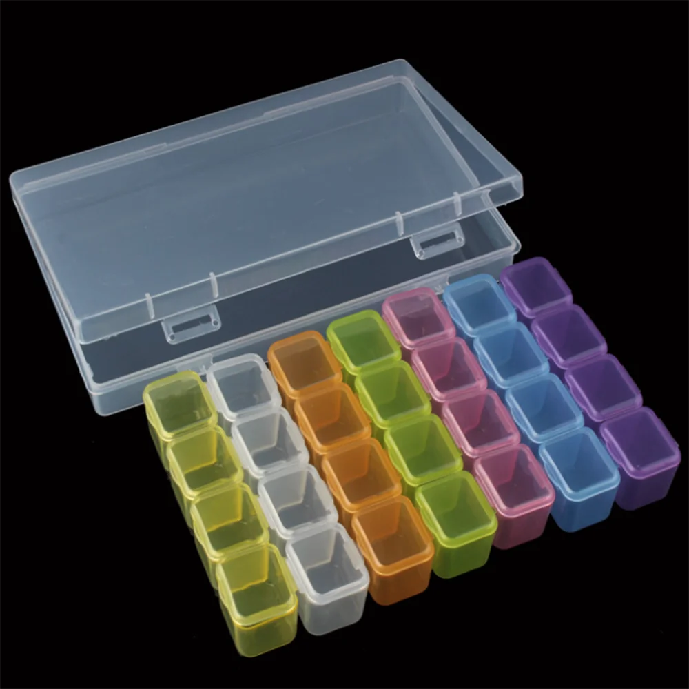 Хранение для принадлежностей дизайна ногтей чехол стразы аксессуары из