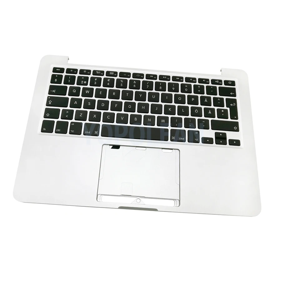 Шведская клавиатура Topcase верхний корпус Упор для рук Macbook Pro Retina 13 дюймов A1502 конец