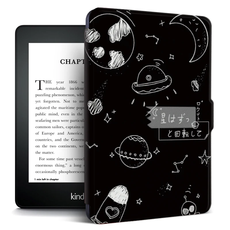 

For Kindle Paperwhite 4 Case Print Pattern Smart Folio Cover for Funda Kindle Paperwhite 10th Gen 2018 Auto Wake up/Sleep Shell