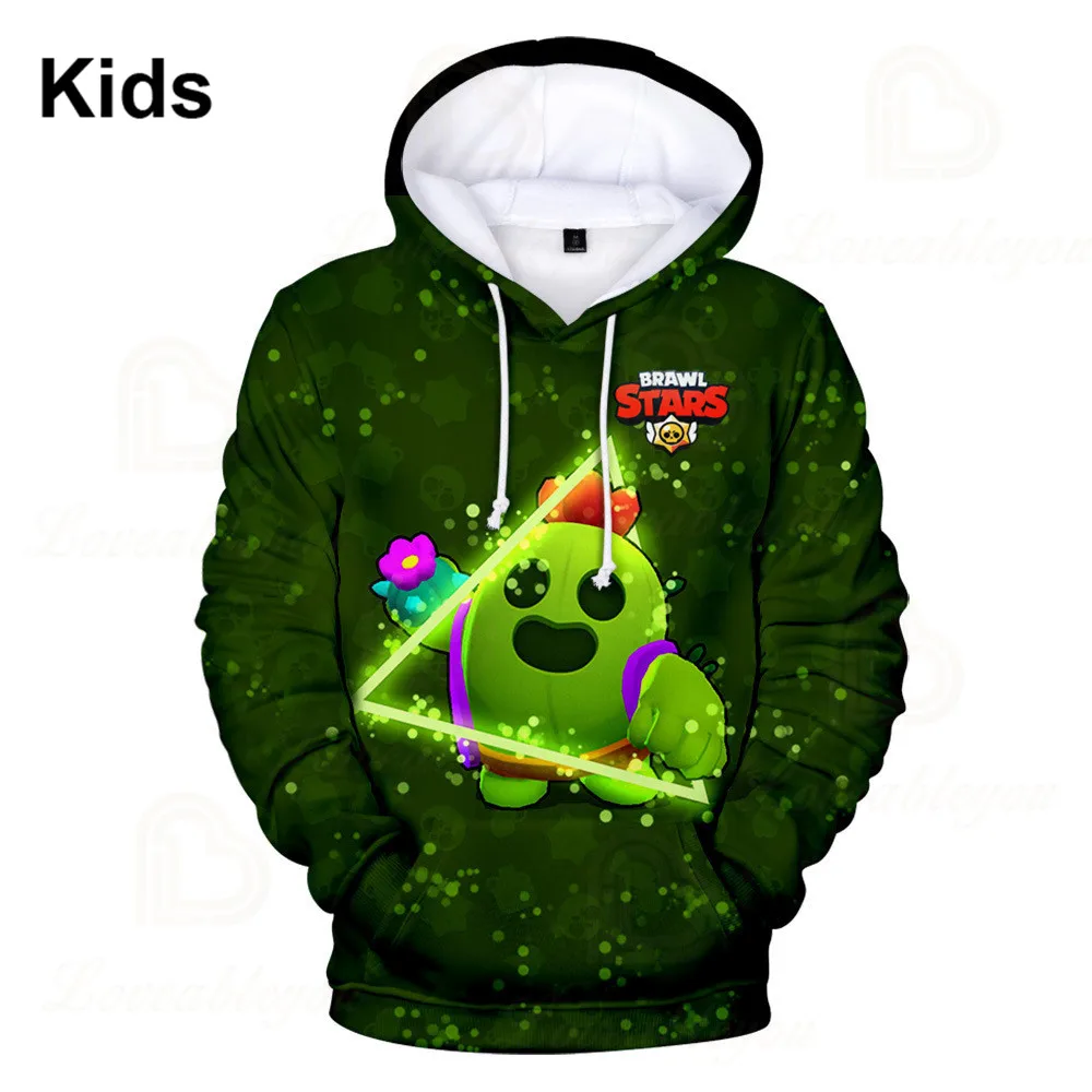 

Shelly and Kids Star, Leon Tops Men 2021 Boys Girls Crow Colt Game 3D Print Hoodie Sweatshirt Harajuku Clothing