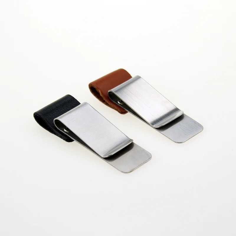 

Metal Leather Pen Holder Shaped Paper Clips Notepad Diary Notes Folder Bookmark Office Accessories Portable Business Pen Holder