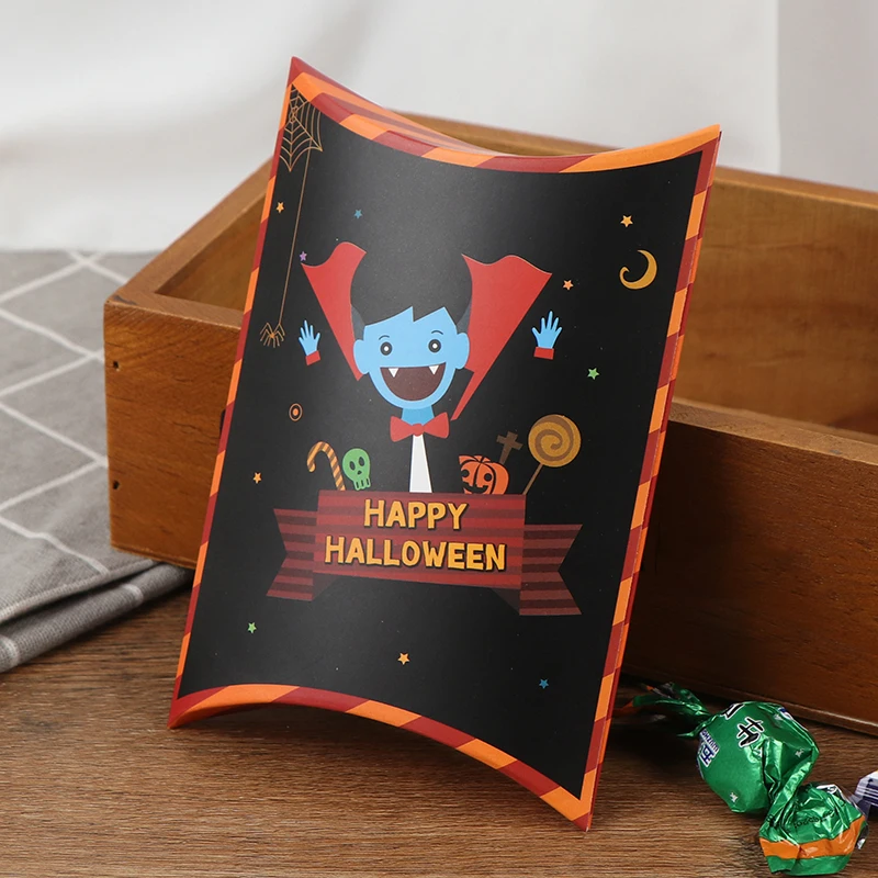 1 шт. забавная коробка с привидением тыквы бумажная Подарочная для Хэллоуина