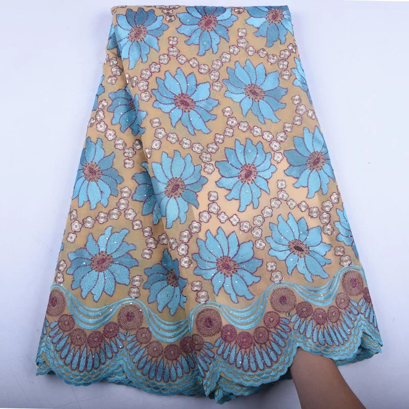 Африканская сухая хлопковая кружевная ткань 2019 высококачественное швейцарское