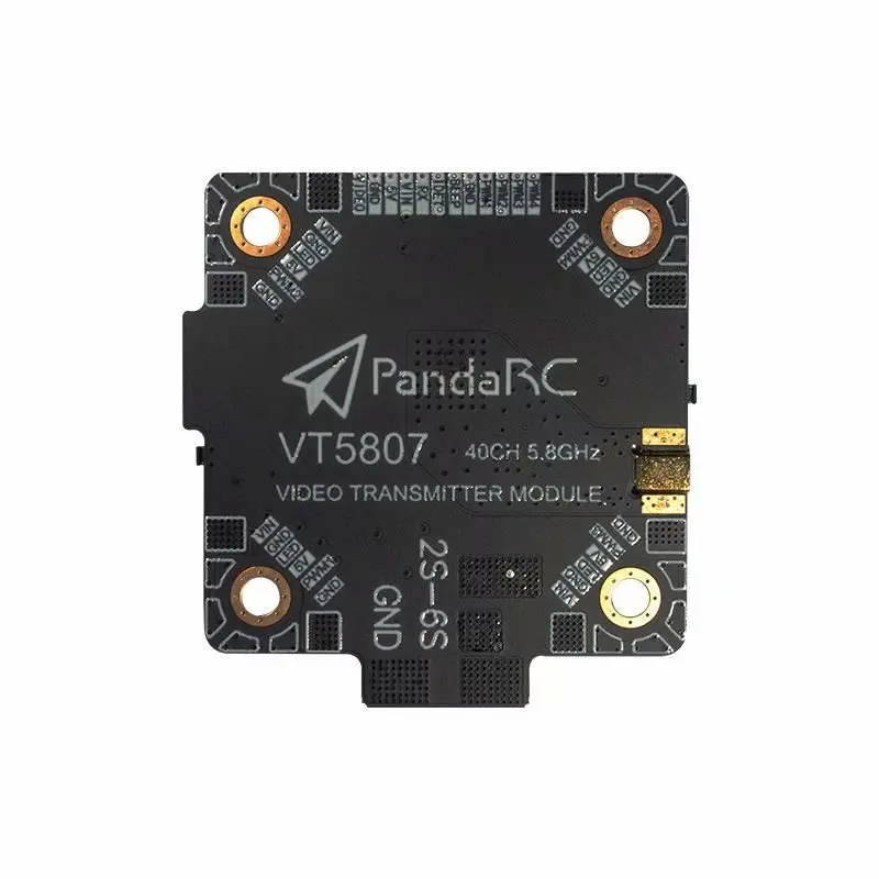 

New style 30.5mm PandaRC VT5807 40CH 25-600mw 2-6S SmartAudio VTX Built-in PDB 85db Buzzer BEC LED Controller for FPV Racing 4S