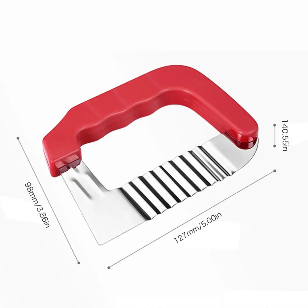 

Stainless Steel Potato Wave Knife Slicer French Fries Knife Vegetable Cutter Kitchen Utensils Vegetable Cutting Tool