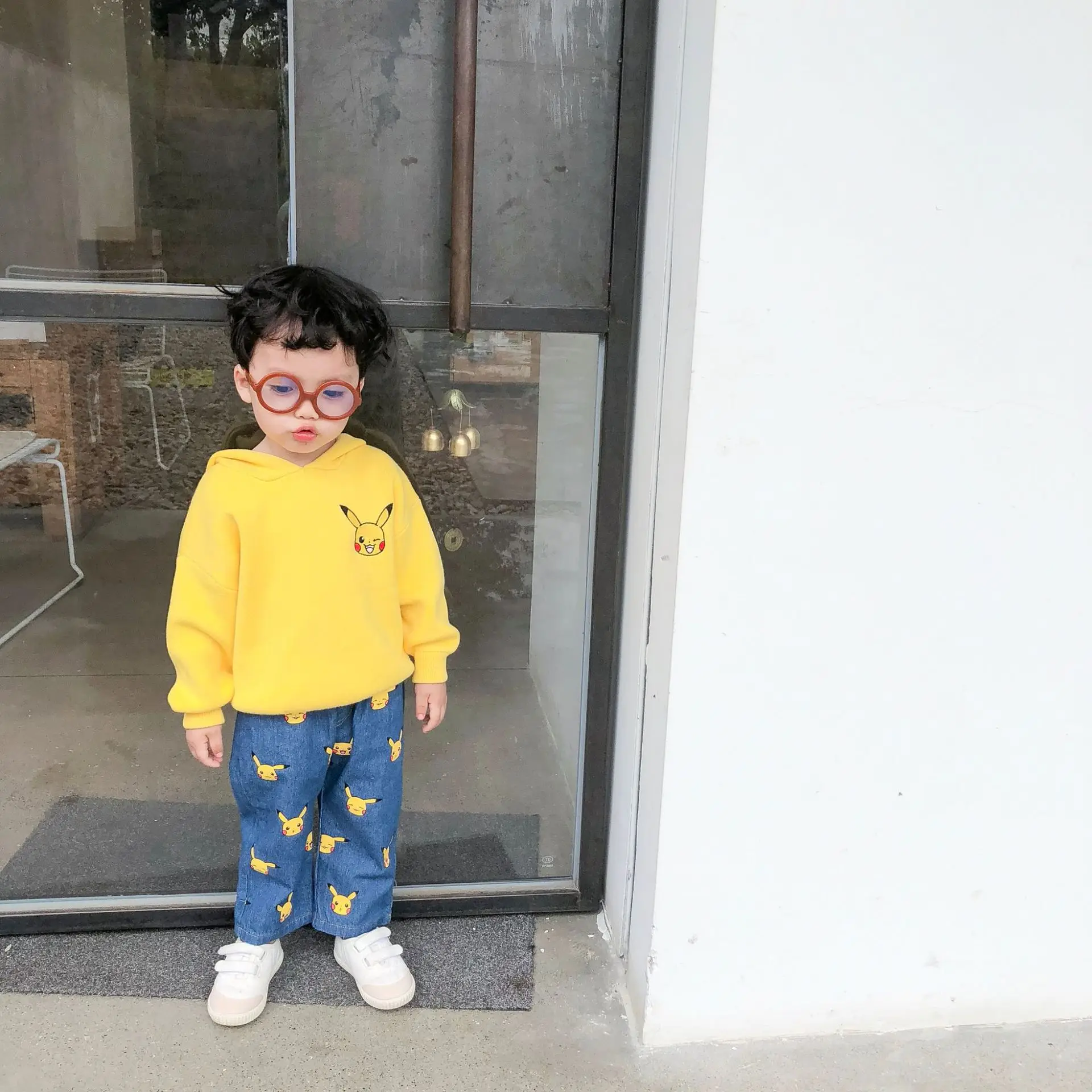Tonytaobaby Autumn and Winter Clothes New Boys and Girls Children's Wear Children's Hooded Sweater Cartoon Cute