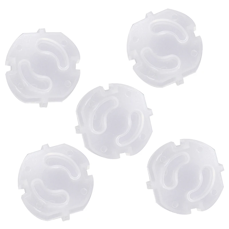 5 шт. детей Европейского союза Безопасность электрическая розетка Крышка для