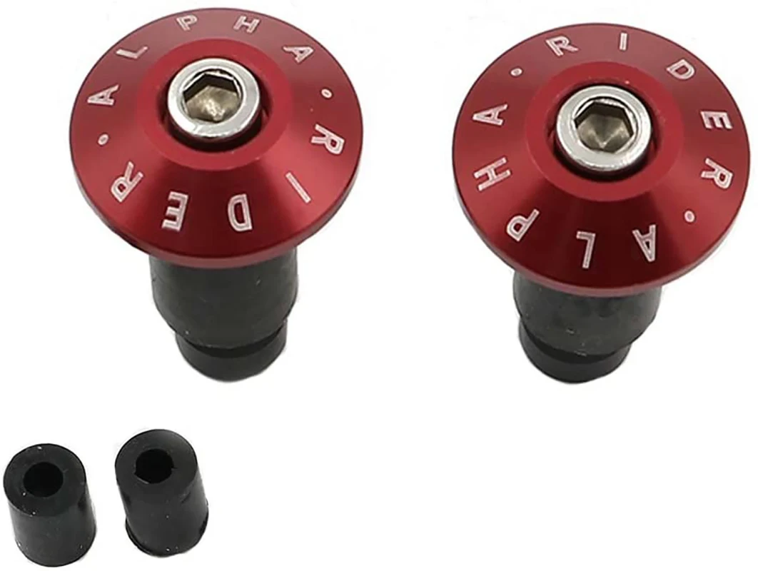 

Alpha Rider Universal Anti Vibration 7/8" Grips Bar Motorcycle Handle End Plugs For Honda Kawasaki Suzuki Yamaha BMW Ducati 22mm