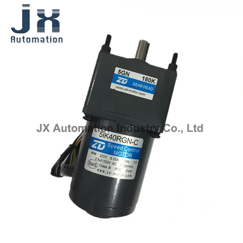 Двигатель переменного тока JX Automation ZD 40 Вт  5IK40RGN-C-5GN180K
