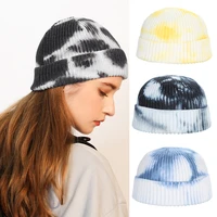 cygjfc woman man dyeing hat knitted beaines unisex hiphop street skullcap fashion causal caps fisherman unisex thread ornaments